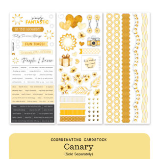 Vivid Melodies 2 Stickers - Canary