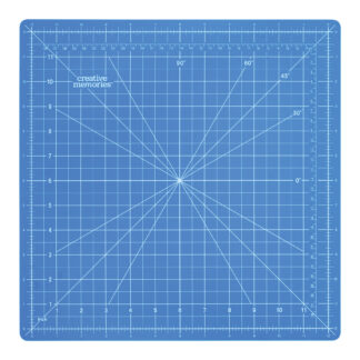 13 x 13 Inch Cutting Mat - Eternal Blue