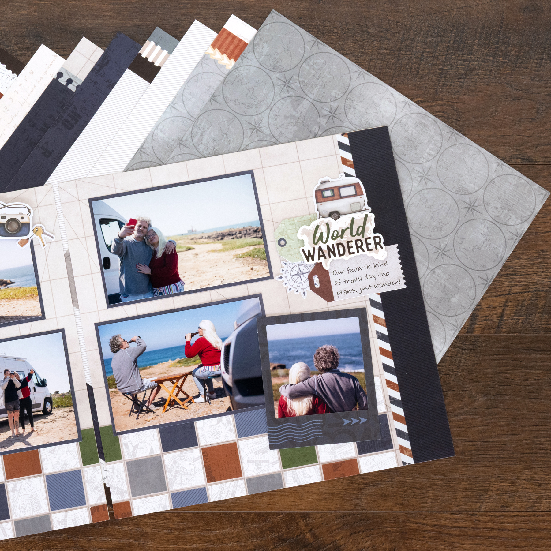 Global Getaway Fast2Fab Inspired Paper (12/pk) - Image 2