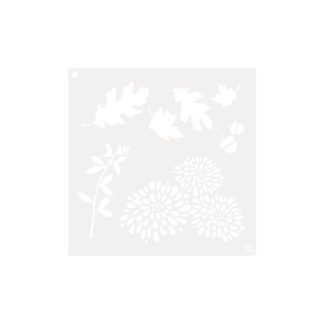5×5 Inking Stencil - Autumn Elements