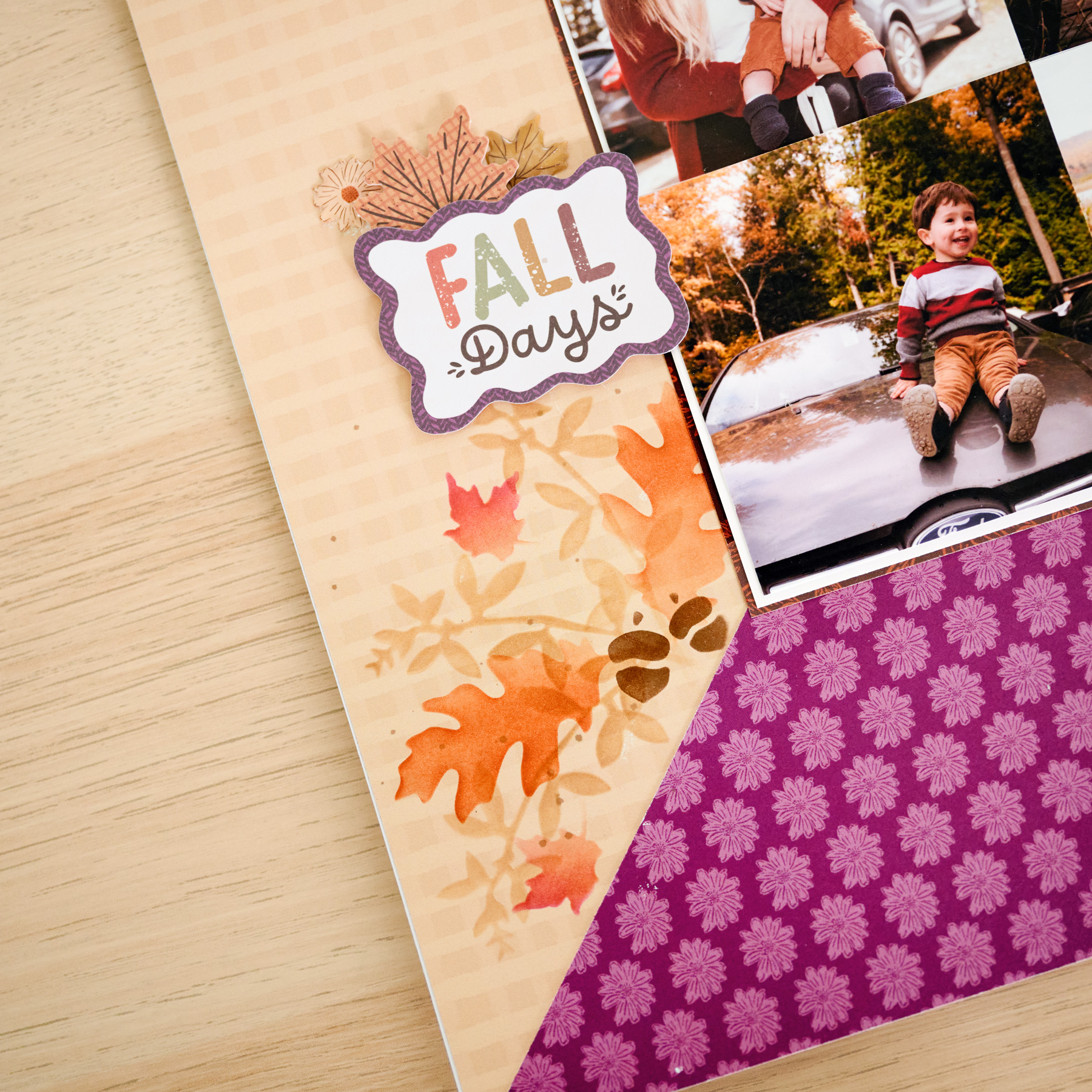 5×5 Inking Stencil - Autumn Elements - Image 2