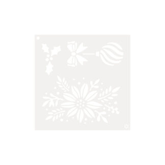5×5 Inking Stencil - Holiday Elements