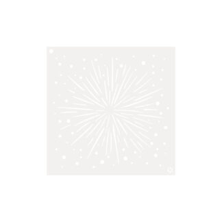 5x5 Stencil - Festive Bursts