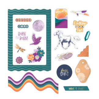 Free Spirit Foiled Embellishments