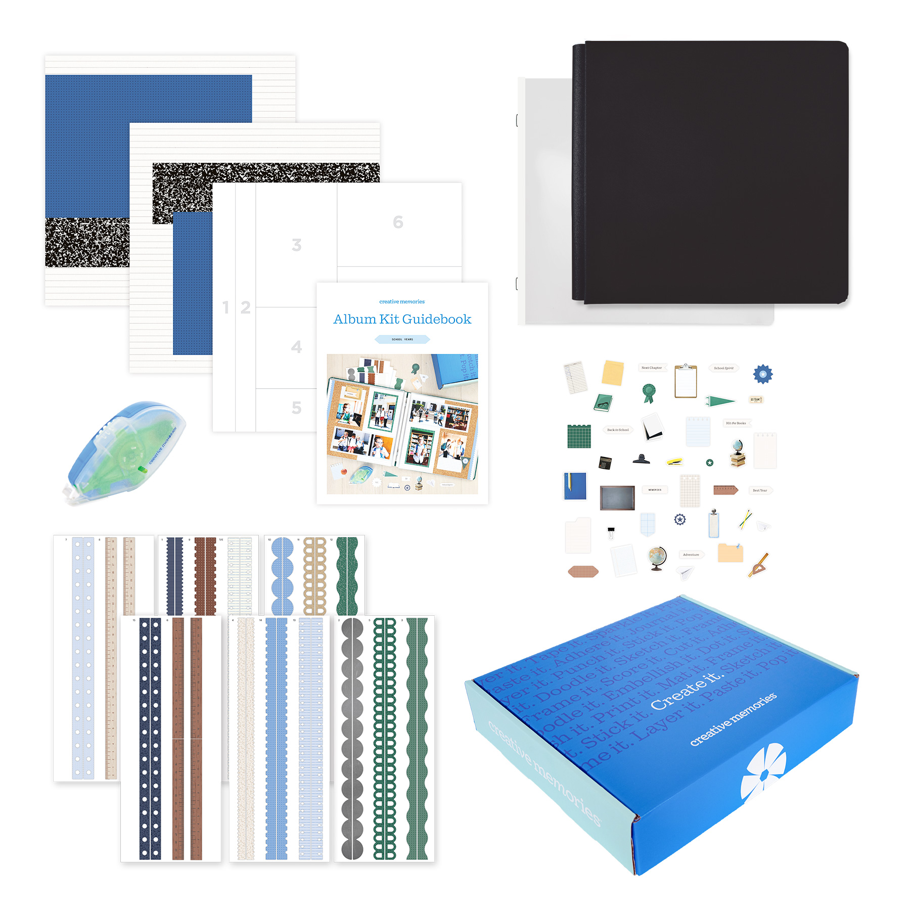 School Years Album Kit - Ebony