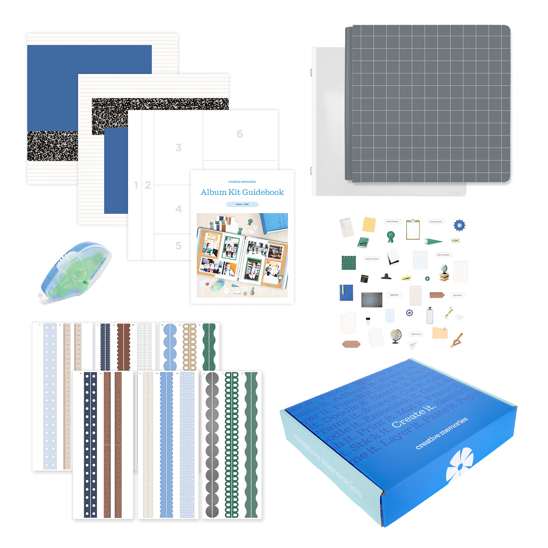 School Years Album Kit - Flint