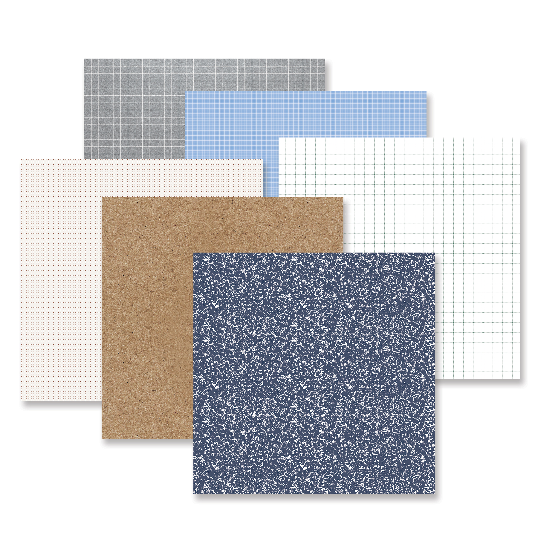 School Years Tone-on-Tone Paper Pack