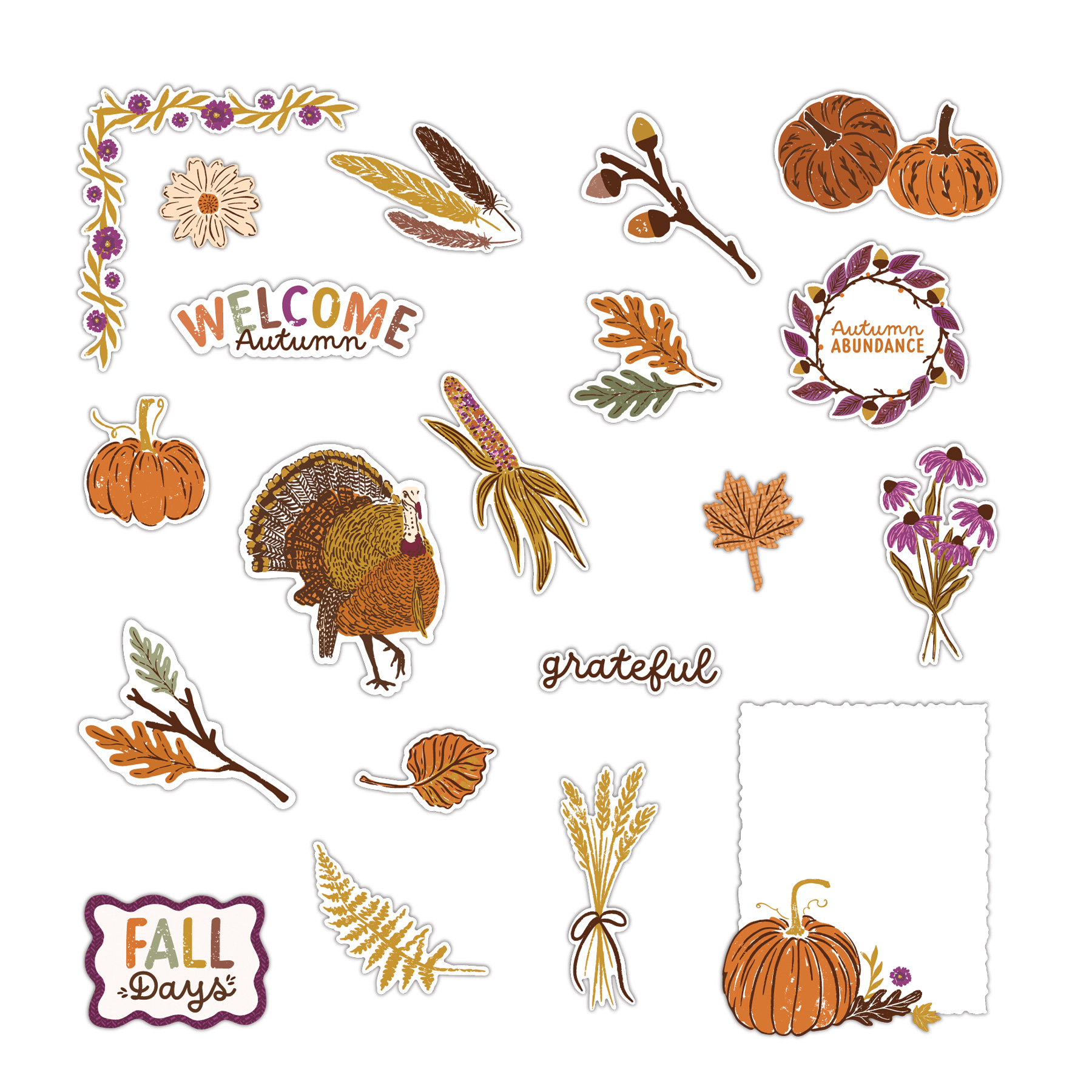 Autumn Abundance Embellishment Pack - Image 3