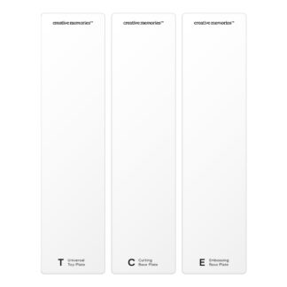 Die-Cutting & Embossing Plates - Starter Set 12.5 inch
