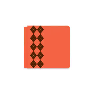 Sunset Argyle 8x8 Monarch Orange Album Cover