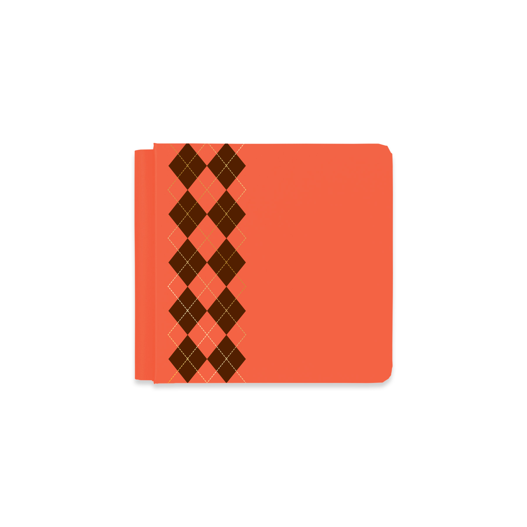 Sunset Argyle 8x8 Monarch Orange Album Cover