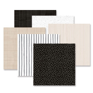Blackout Brush Tone-on-Tone Paper Pack