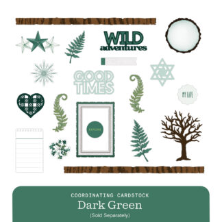 Vivid Melodies 2 Embellishments - Dark Green