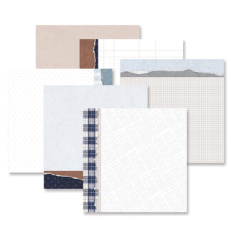 Weathered Indigo Fast2Fab-Inspired Paper Pack