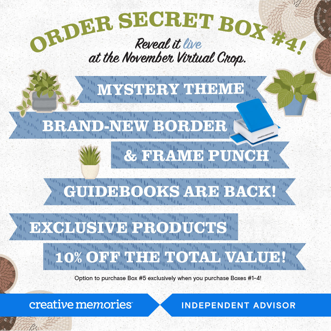 Ocean Border Box Creative Memories 2026 Secret Box #4