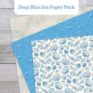 Deep Blue Sea Designer Paper Pack