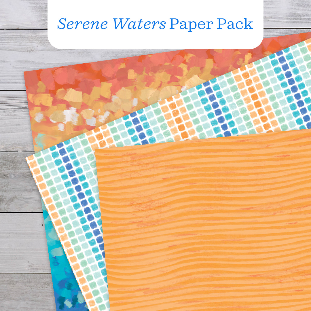 Serene Waters Designer Paper Pack