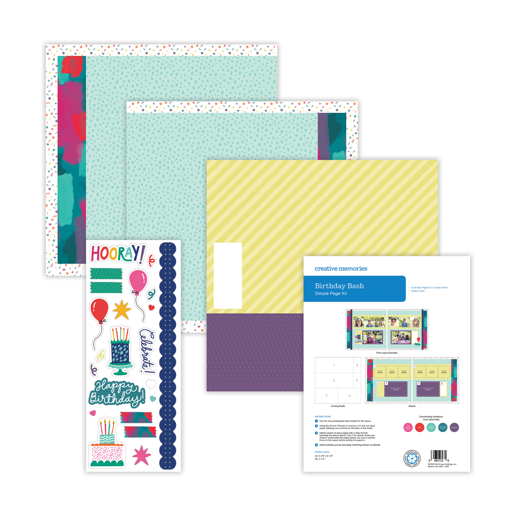 2026 Birthday Week Bundle - Sketchbook, Magnets, Simple Page Kit - Image 3