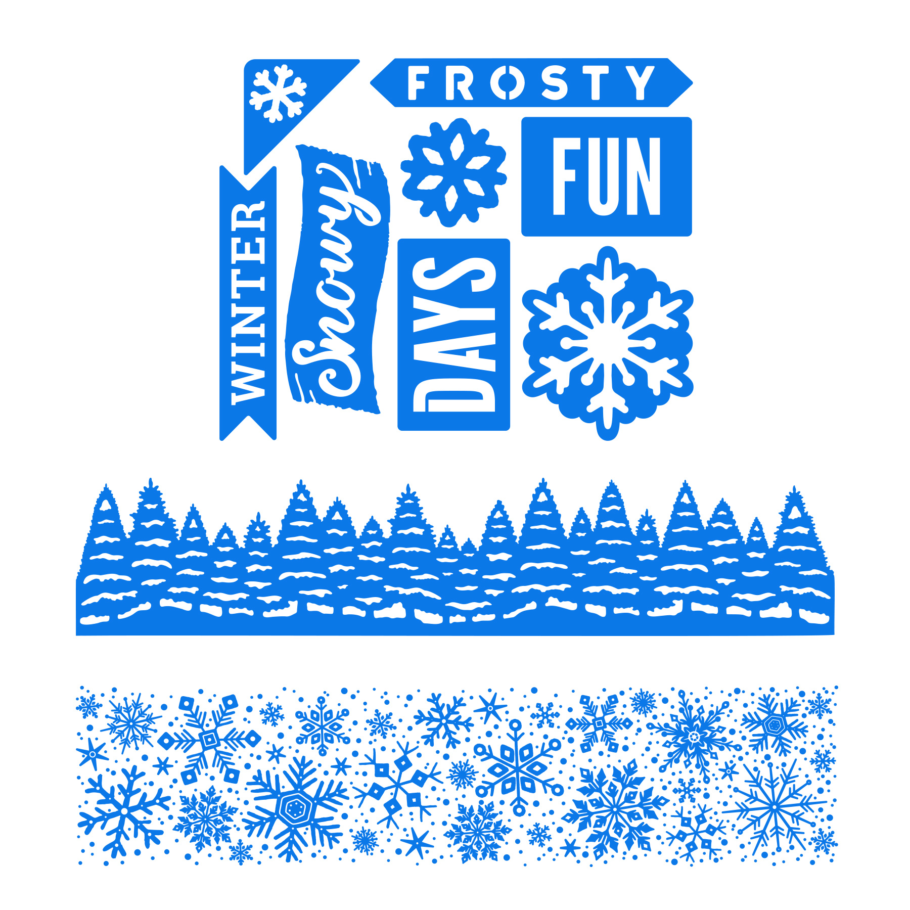 Winter Die Cut & Embossing Bundle - Image 2