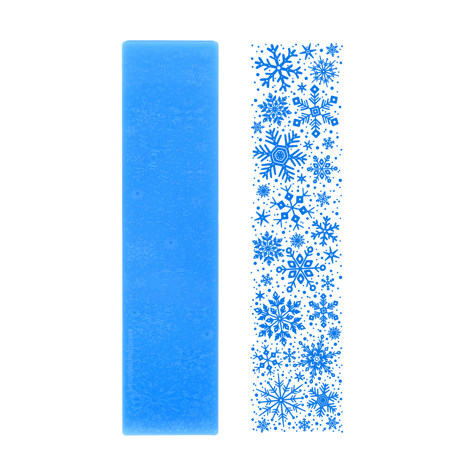 Embossing Folder - Shimmering Snowflakes